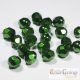 Heavy Metal Emerald - 20 db - 6 mm csiszolt gyöngy