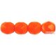 Opaque Orange - 20 pc. - Fire-polished Beads 6 mm (93120)