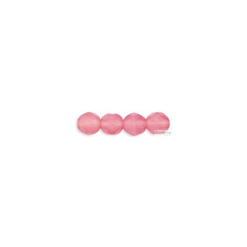 Milky Pink - 20 db - csiszolt gyöngy 6 mm (71010)