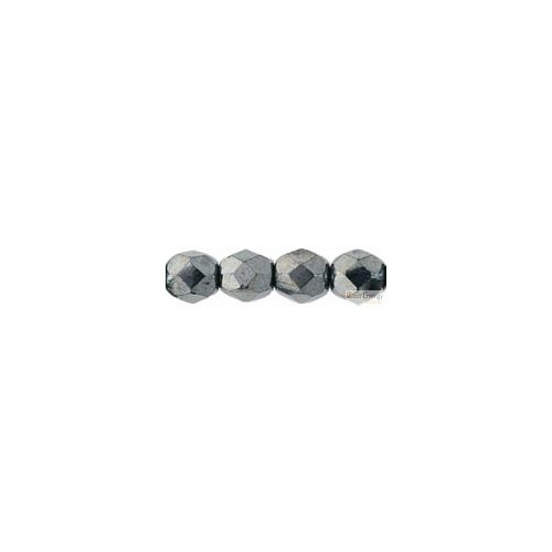 Hematite - 20 db - csiszolt gyöngy 6 mm (L23980)