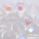 Matte Crystal AB - 10 pcs. - 8 mm Fire-polished Beads