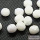 Luster White - 10 pcs. - 8 mm Fire-Polished Beads