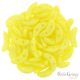 Opaque Buttercup - 20 pc. - Crescent beads (S0007WH)