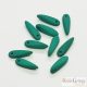 Neon Emerald - 10 pcs. - 3x11 mm Dagger Beads