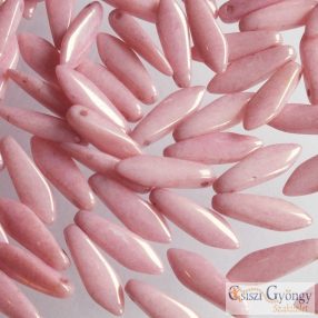 Luster Rose - 10 db - 5x16 mm Dagger beads (14494)
