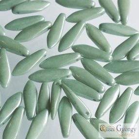 Luster Moss Green - 10 db - 5 x 16 mm dagger (14459)