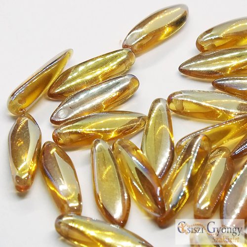 Topaz Full AB - 10 pcs. - 5x16 mm Dagger Beads