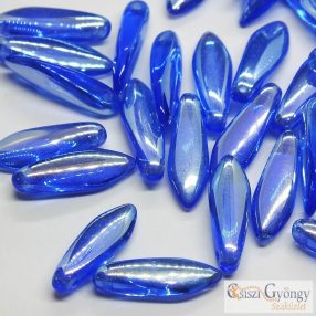 Sapphire Full AB - 10 pcs. - 5x16 mm Dagger Beads
