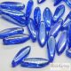 Sapphire Full AB - 10 pcs. - 5x16 mm Dagger Beads