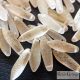 Etched Gold Crystal - 10 Stück - 5x16 mm Dagger beads