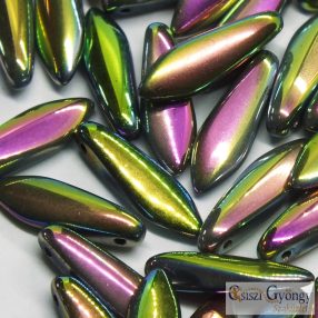  Crystal Full Vitrail - 10 db - 5x16 mm szirom (lándzsa, dárda) gyöngy 