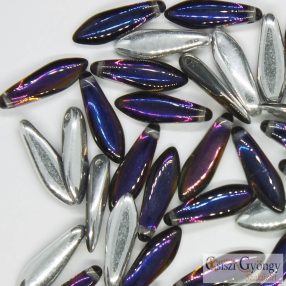 Crystal Heliotrope - 10 pcs. - 5x16 mm Dagger Beads