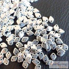 Silver - 2,5 g - Dragon Scale gyöngy 1,5x5 mm