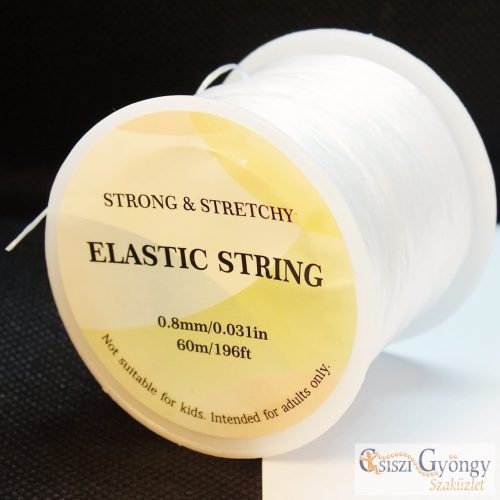 Elastic Fiber Wire - 1 Roll - ca. 60 meter, 0.8mm