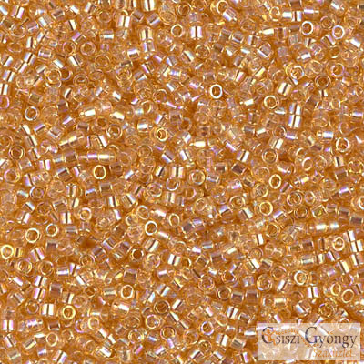 0100 - Transparent Amber AB - 5 g - 11/0 Delica Beads