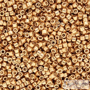 0410 - Galvanized Yellow Gold - 5 g - 11/0 Delica Beads