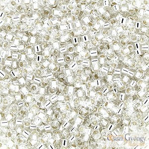 0041 - Silver Lined Crystal - 5 g - 11/0 Miyuki Delica beads