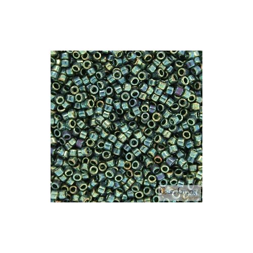 0125 - Transp. Gold Luster Emerald - 5 g - 11/0 delica