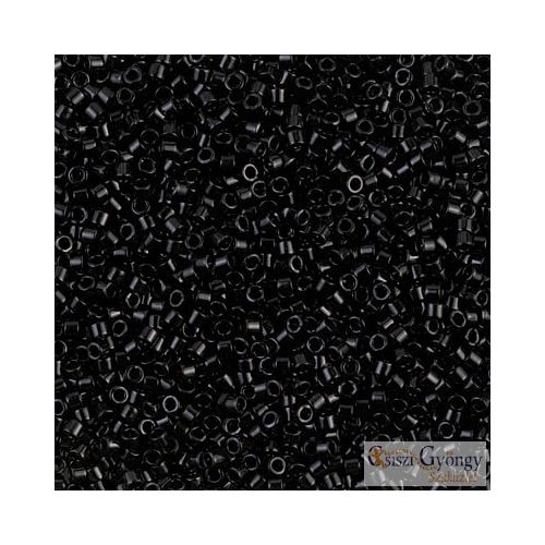 0010 - Opaque Black - 5 g - 11/0 Miyuki Delica gyöngy