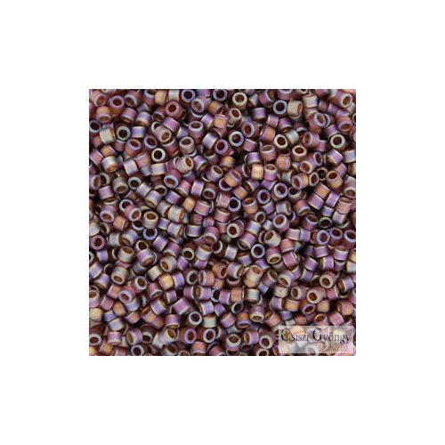 0853 - Matte Transp. Dark Topaz AB - 5 g - 11/0 Miyuki Delica beads