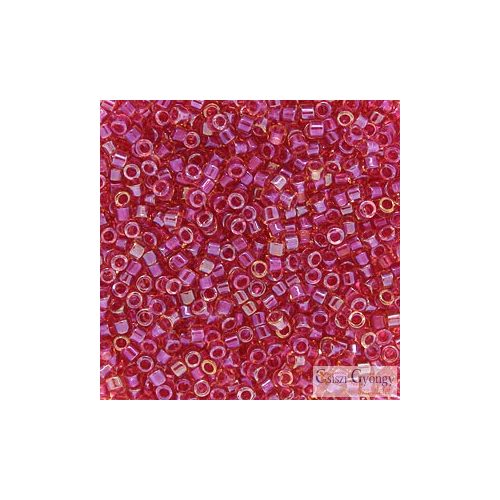 0062 - Lined Light Cranberry AB - 5 g - 11/0 delica gyöngy
