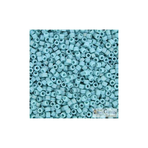 0878 - Matte Opaque Turquoise AB - 5 g - 11/0 delica beads