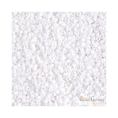 0200 - Opaque White - 5 g - 11/0 Miyuki Delica Beads