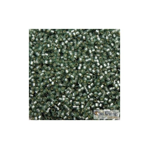 0689 - Semi Matte Silver Grey Moss Green - 5 g - 11/0 delica gyöngy