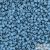 0798 - Matte Opaque Capri Blue Dyed Delica gyöngy