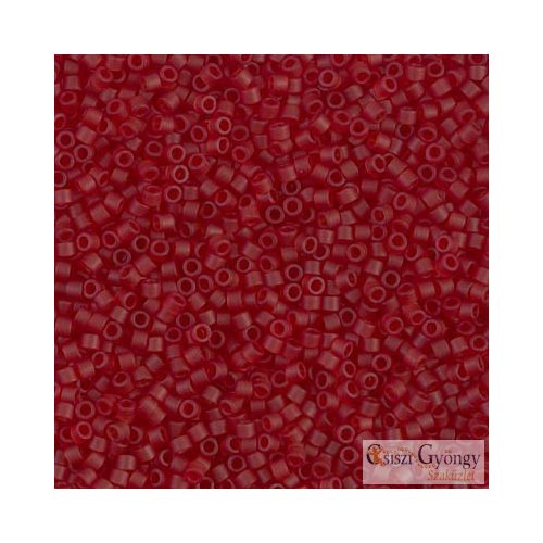 1262 - Matt, áttetsző sötét vörös - 5 g - 11/0 Miyuki Delica gyöngy