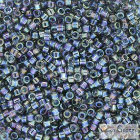 0179 - Transp. Grey AB - 5 g - 11/0 Miyuki Delica gyöngy