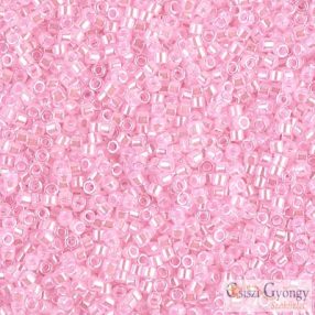 0244 - Crystal Lined Lt. Pink - 5 g - 11/0 Miyuki Delica