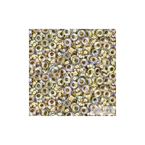 Gold Lined Rainbow Crystal - 5 g - 8/0 Demi Round (994)