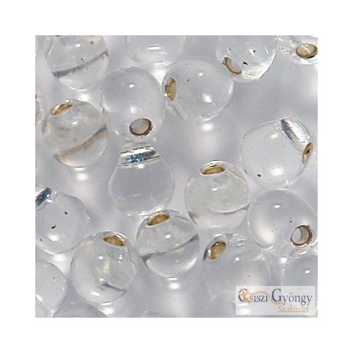 Silver Lined Crystal - 5 g - Drop, mérete: 3.4mm (9001)