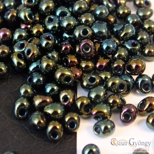 Green Iris - 5 g - Miyuki Drop Beads, 3,4mm (9453)