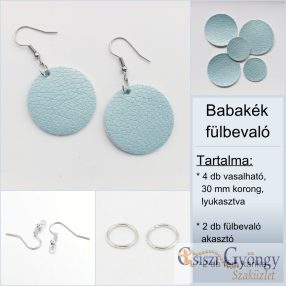 Egységcsomag: babakék fülbevaló