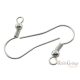 Earring Hook - 10 pc. (5 Pair) - siver color, size: 18 mm (Nickel Free)