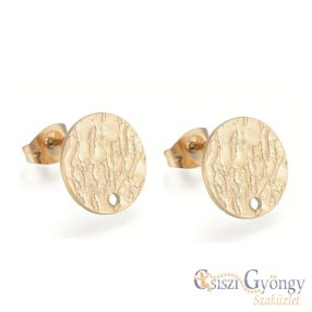 Fülbevaló alap, 1 pár, arany színű