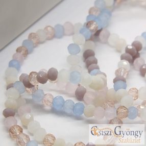 Csiszolt Fánk Mix - 1 szál (kb.190 db) - 3x2 mm