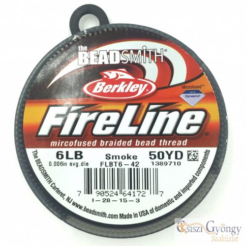 FireLine Smoke kb. 45.7 méter - 1 tekercs - 6 LB, átmérő: 0,15 mm