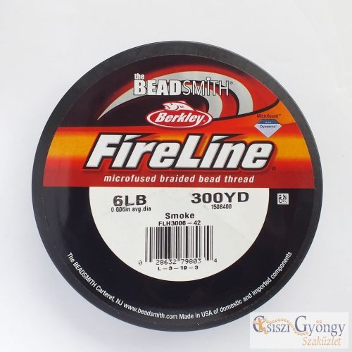 FireLine Smoke - 1 tekercs - 6 LB, átmérő: 0,15 mm, 274,3 méter