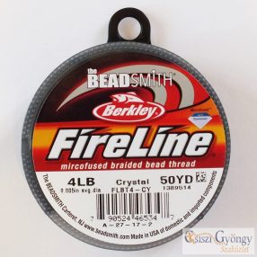 FireLine Crystal, 4 LB, átmérő: 0,12 mm, kb. 45.7 méter