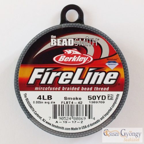 FireLine Smoke - 1 tekercs - 4LB, átmérő: 0,12 mm, kb. 45.7 méter
