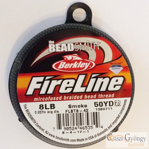 FireLine Smoke - 1 roll - 8LB, dia: 0.007, 50 yard