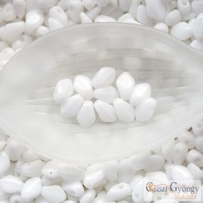 Opaque White - 2,5 g - Gekko gyöngy, 3x5 mm