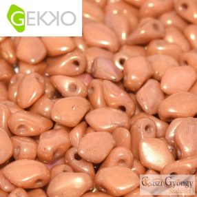 Chalk White Salmon - 2,5 gramm - Gekko Beads 3x5 mm (14497)