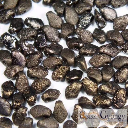 Etched Bronze - 2,5 g - Gekko gyöngy, 3x5 mm