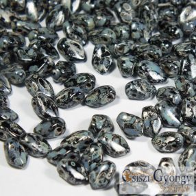 Jet Picasso - 2,5 g - Gekko gyöngy, 3x5 mm