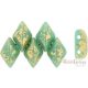 Gold Splash Op. Turquoise - 5 g - Gemduo gyöngy 8x5 mm