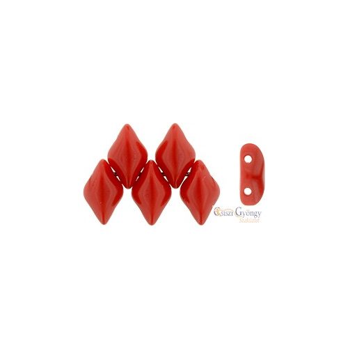 Opaque Red - 5 g - Gemduo gyöngy 8x5 mm (93200)